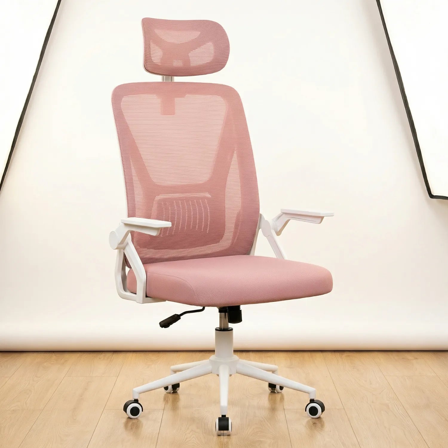Chaise de bureau District 07 de couleur Rose