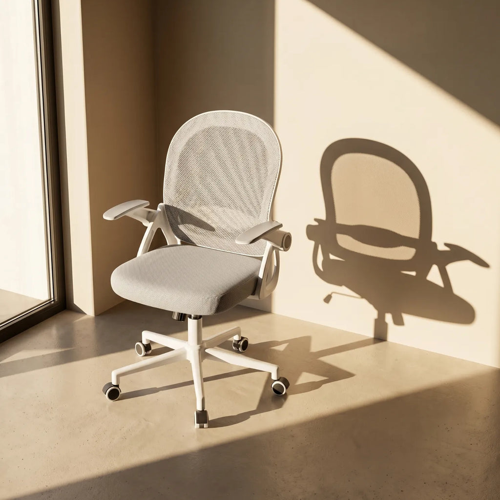 Chaise de bureau District 09 dans un studio avec contre jour