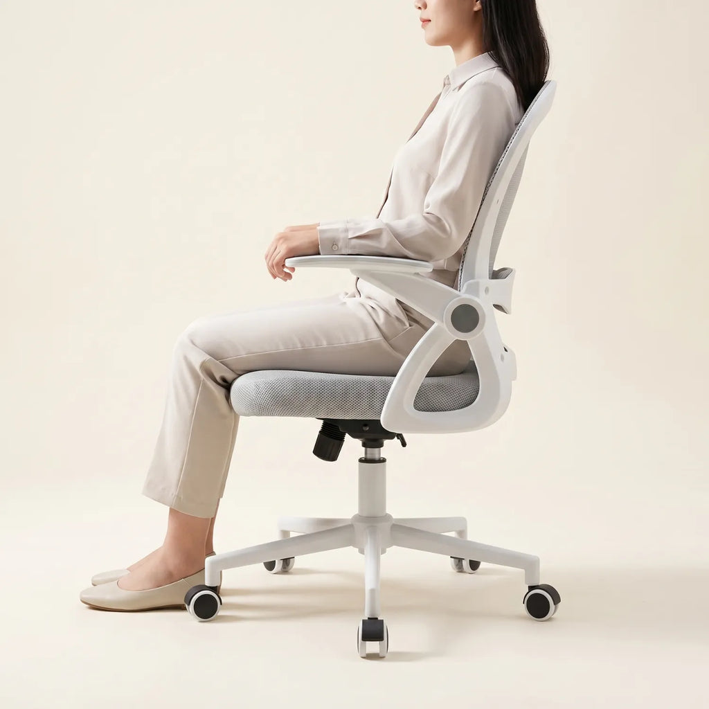 Chaise de bureau District 09 image educative sur la posture